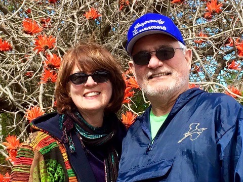 Jim and Donna smiling outdoors